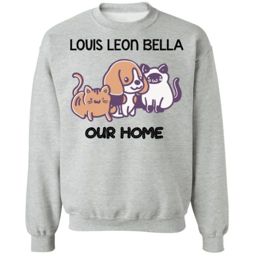 Cat and dog louis leon bella our home shirt