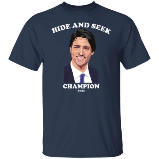 Justin Trudeau hide and seek champion 2022 shirt