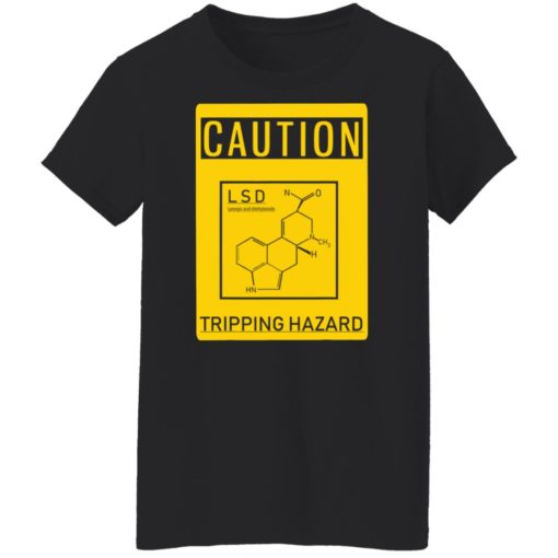 Caution tripping hazard lsd molecule shirt
