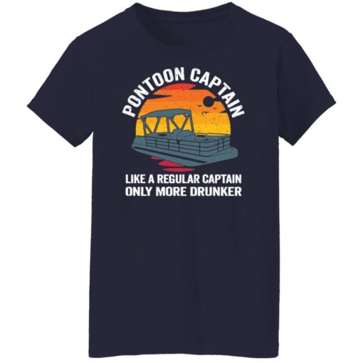 Pontoon captain like a regular captain only more drunker shirt