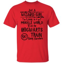 Just a wizard girl living in a muggle world took the hogwarts shirt