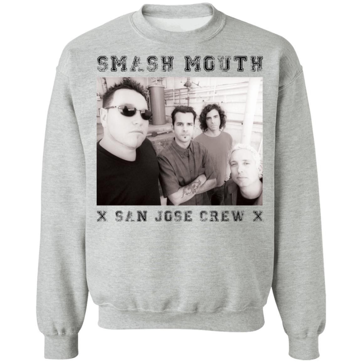bånd På hovedet af arm Smash mouth x san Joe Crew x shirt - Bucktee.com
