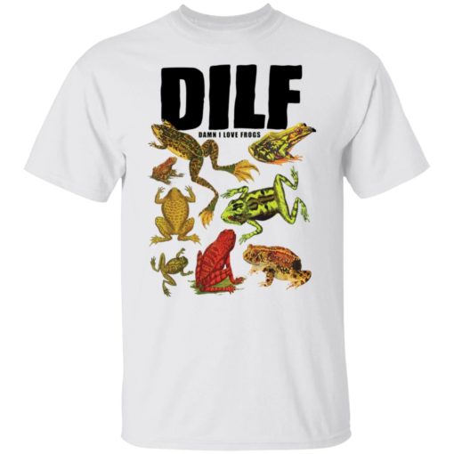 Dilf damn i love frogs shirt