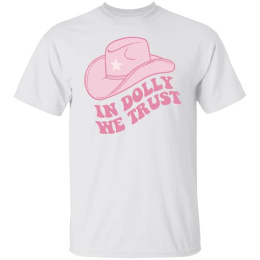 In dolly we trust pink hat sweatshirt