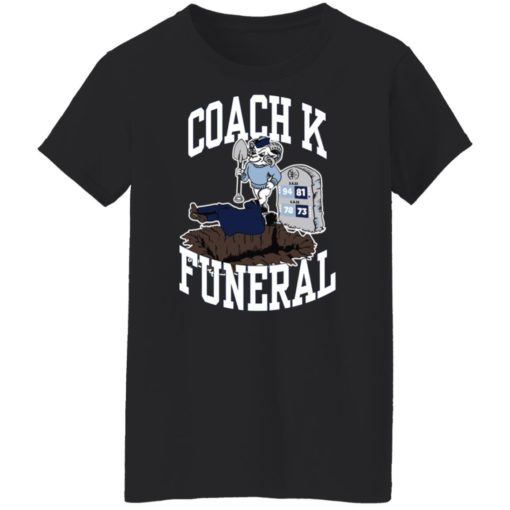 Dave Portnoy coach k funeral shirt
