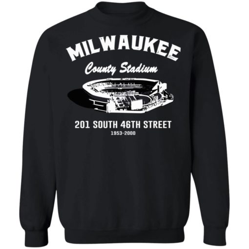 Milwaukee county stadium 201 south 46th street 1953 2000 shirt