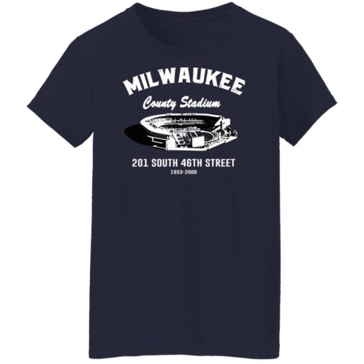 Milwaukee county stadium 201 south 46th street 1953 2000 shirt