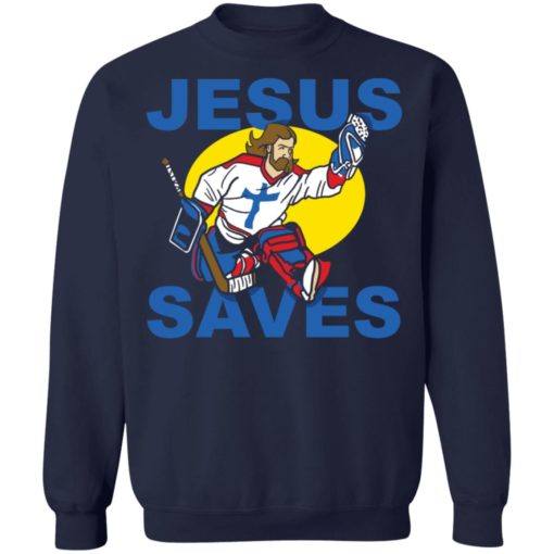 Jesus saves hockey shirt