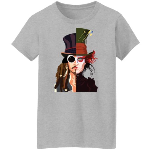 Mad Hatter Jack Sparrow shirt