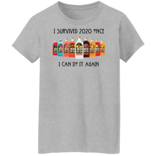 MD 20/20 I survived 2020 once I can do it again shirt