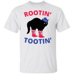 Rootin tootin cowboy black cat shirt