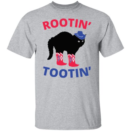 Rootin tootin cowboy black cat shirt