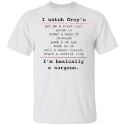 I watch grey’s get me a crash cart scrub in order a head shirt - Z65 Crewneck Pullover Sweatshirt, White