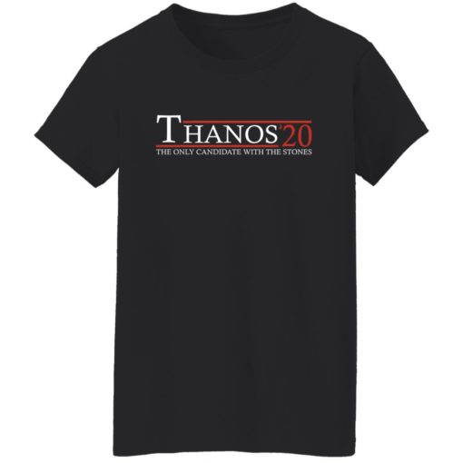 Thanos’20 the only candidate with the stones shirt
