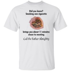 Did you know smoking cigarette shirt
