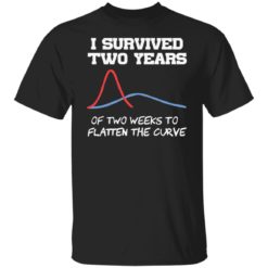 I survived two years of two weeks to flatten the curve shirt