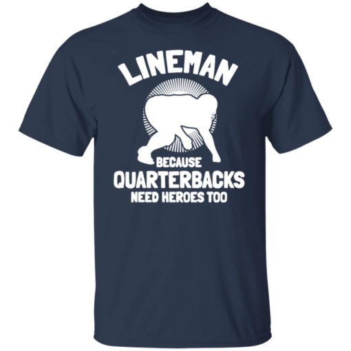 Bigfoot lineman because quarterbacks need heroes too shirt