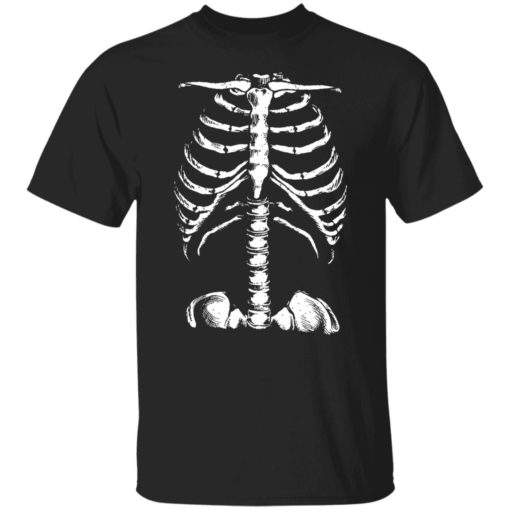 Skeleton rib cage shirt