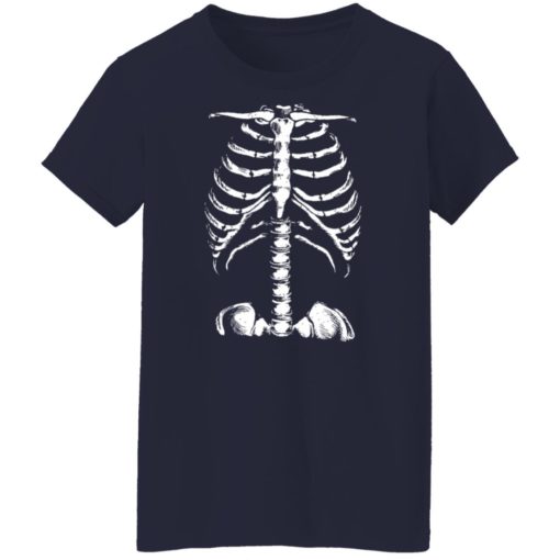 Skeleton rib cage shirt