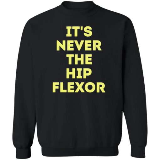 It’s never the hip flexor shirt