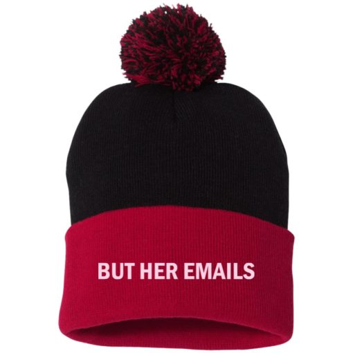But her emails hat, cap