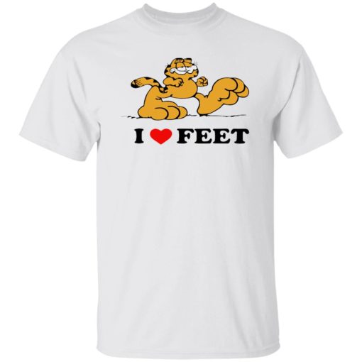 I love feet garfield shirt