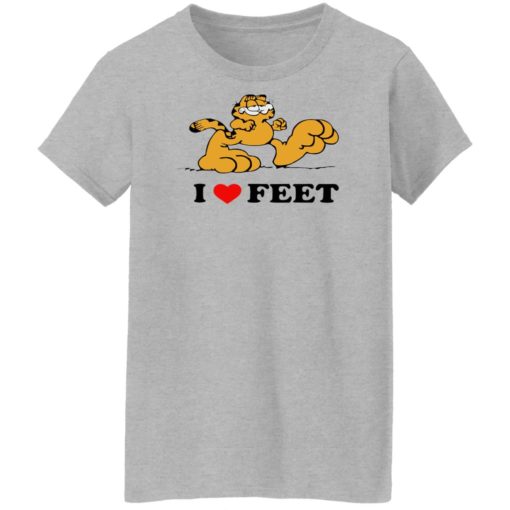 I love feet garfield shirt