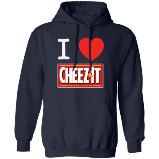 I love cheez it baked snack crackers shirt