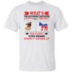 What’s the difference between a puppy and a liberal the puppy shirt
