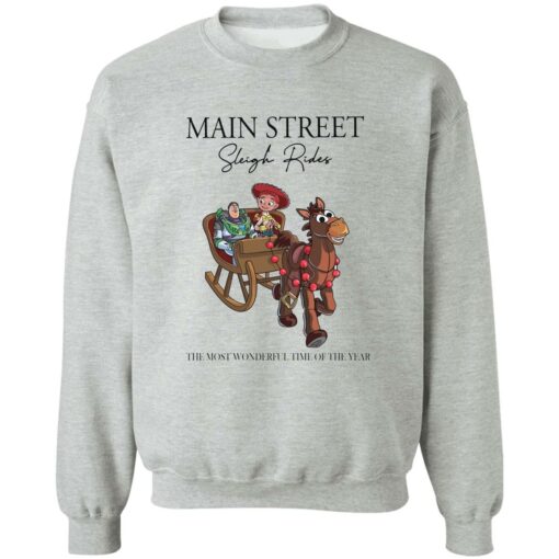 Main street sleigh rides the most wonderful time of the year shirt
