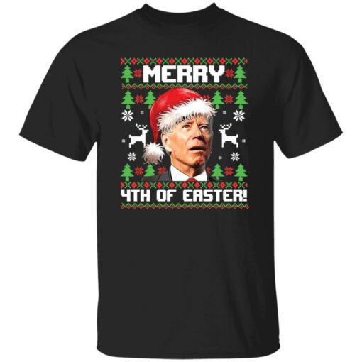 Santa J*e B*den merry 4th of easter Christmas sweatshirt