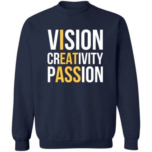 Vision creativity passion shirt