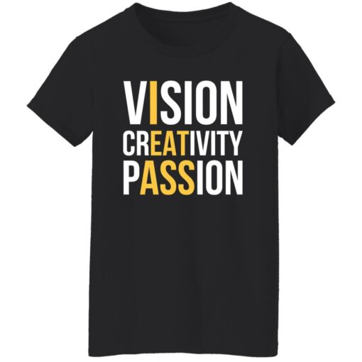 Vision creativity passion shirt