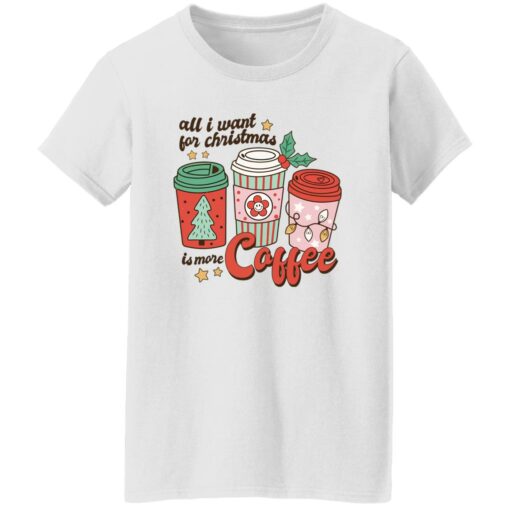 All i want for Christmas is more coffee Christmas sweater