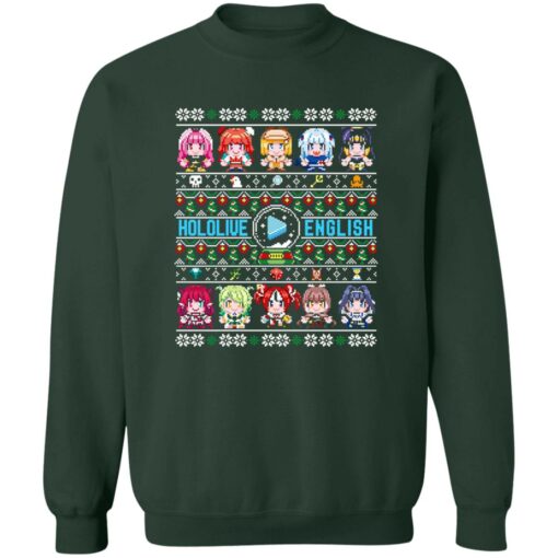 Hololive English ugly Christmas sweater