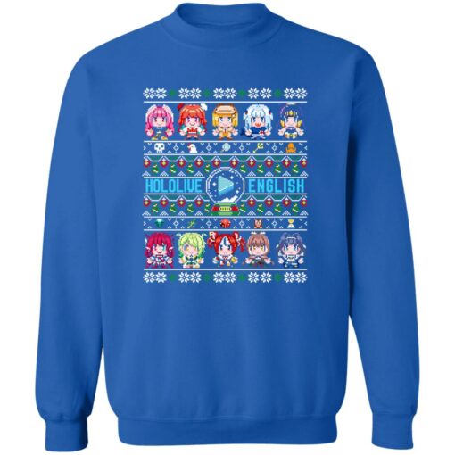Hololive English ugly Christmas sweater