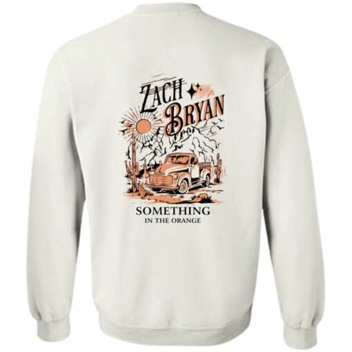 Zach bryan something in the orange sweatshirt