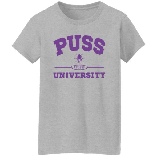 Puss University t-shirt