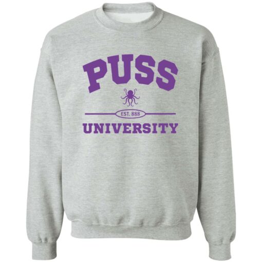 Puss University sweatshirt