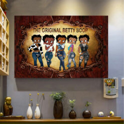 The Original Betty Boop Poster, Canvas