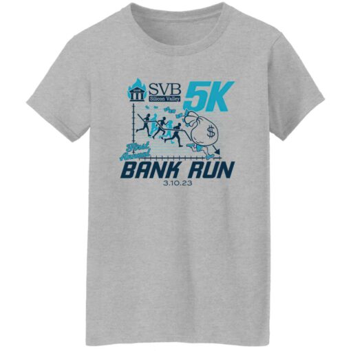 SVB 5k Silicon Valley First Annual Bank Run 03 10 23 Shirt