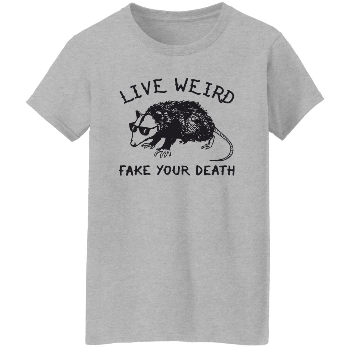 Opossum Live Weird Fake Your Death Shirt - Bucktee.com