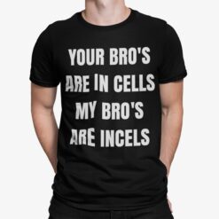 Your Bro's Are In Cells My Bro's Are Incels Shirt
