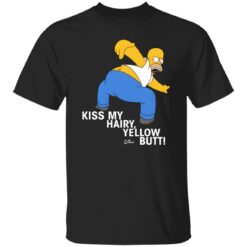 Vintage The Simpsons Kiss My Hairy Yellow But Shirt