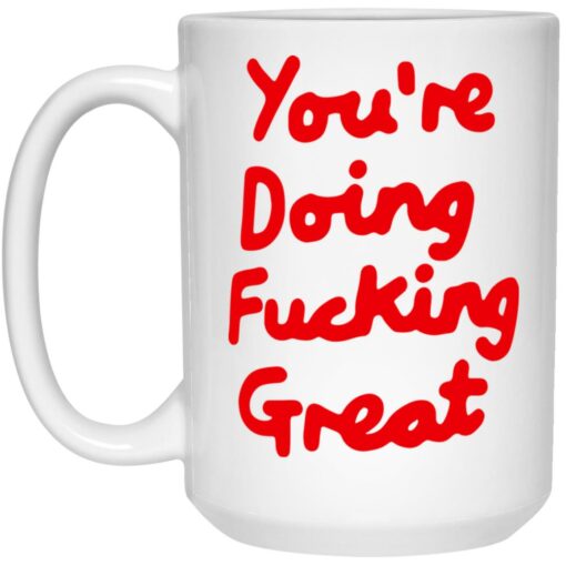 Red You’re Doing F*cking Great Mug
