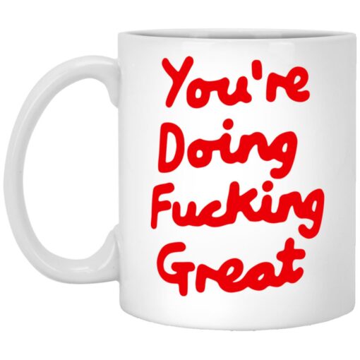 Red You’re Doing F*cking Great Mug