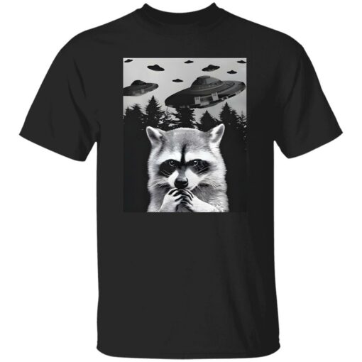 UFO Raccoon Selfie Shirt