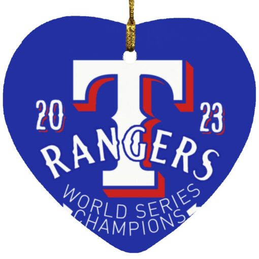 Rangers 2023 World Series Champions Ornament
