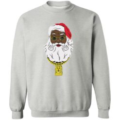 Black Santa Christmas sweater