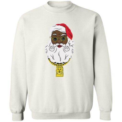 Black Santa Christmas sweater